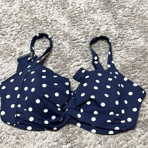 Land’s End Womens plus size bikini top size 16W